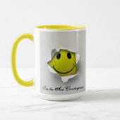 Lächeln sind ansteckend tasse (Links)