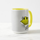 Lächeln sind ansteckend tasse (VorderseiteRechts)