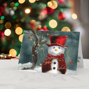 Lächeln Snowman Weihnachten Let It Snow! Ihr Text