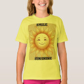 Lächeln Sonnenschein - Niedlicher Happy Sun T - Sh T-Shirt (Vorderseite)