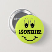 Lächeln, Sonrie! Button (Vorne & Hinten)
