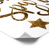 Lächeln, Sparkle, Shine Matte Poster (Ecke)