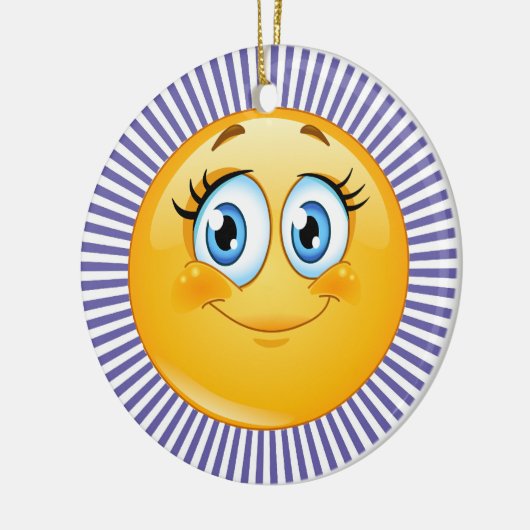 Lächeln - SRF Keramik Ornament (Links)