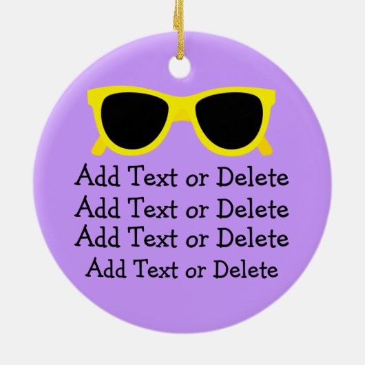 Lächeln - SRF Keramik Ornament (Hinten)