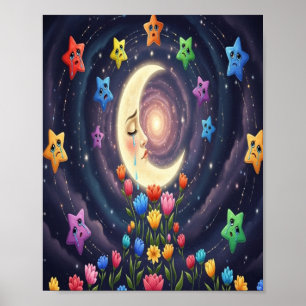Lächeln Sterne Poster