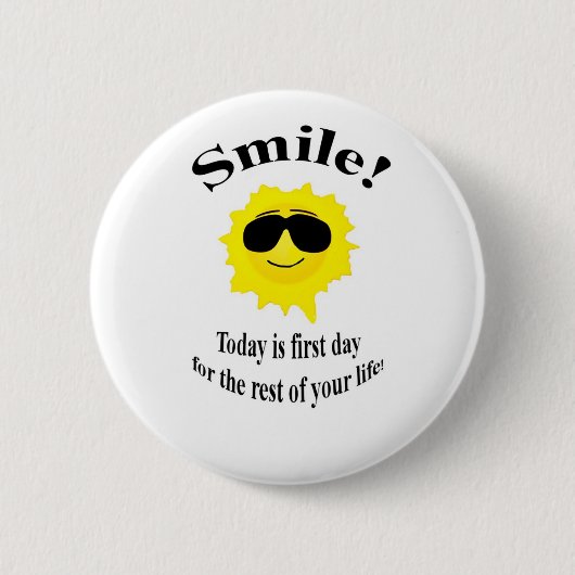 Lächeln Sun Button (Vorderseite)