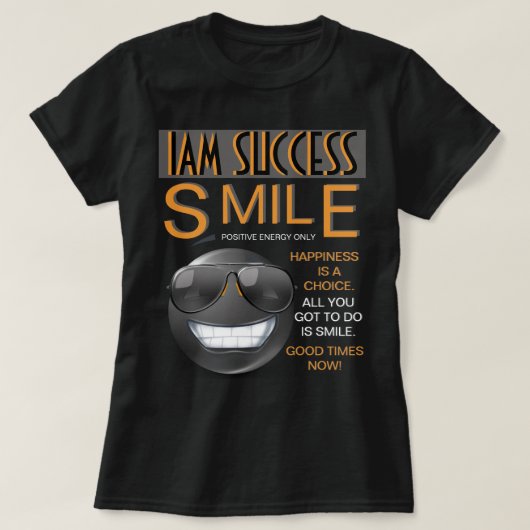 LÄCHELN T-Shirt (Design vorne)