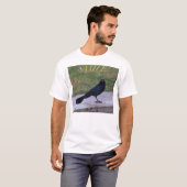 "Lächeln!" T - Shirt - Groß-Angebundenes Grackle (Vorne ganz)