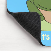 Lächeln-Tag-Frosch Mousepad (Ecke)