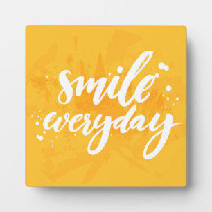 Lächeln täglich fotoplatte