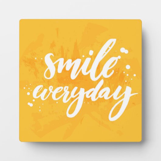 Lächeln täglich fotoplatte (Vorderseite)