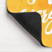 Lächeln täglich mousepad (Ecke)