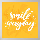 Lächeln täglich poster (Vorne)