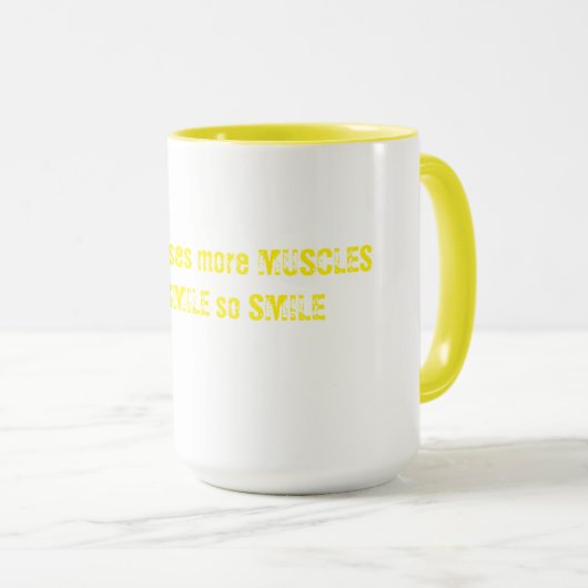 LÄCHELN TASSE (VorderseiteRechts)