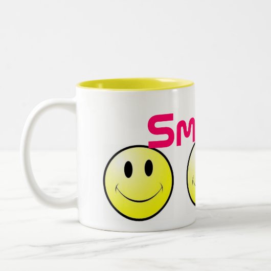 Lächeln!!! Tasse (Links)