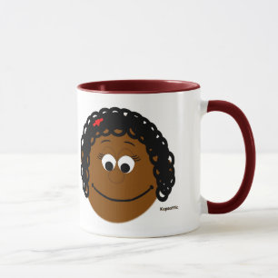 Lächeln Tasse Ethnic Girls Face