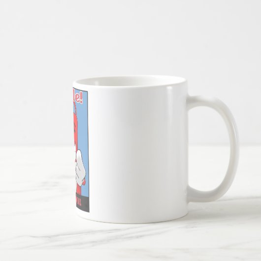 Lächeln-Tasse Kaffeetasse (Rechts)