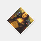 Lächeln und essen Sie Tofurkey Serviette (Ecke)