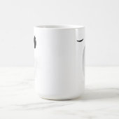 Lächeln und Gegähne Kaffeetasse (Mittel)