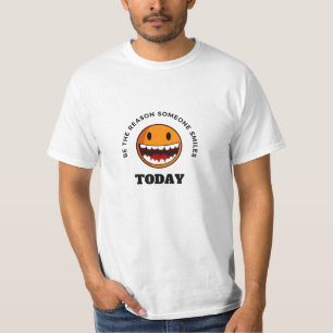 Lächeln und glücklich T-Shirt