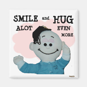 Lächeln und Hugs Magnet
