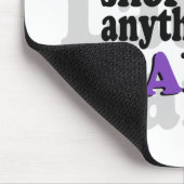 Lächeln und ist glücklich! mousepad (Ecke)