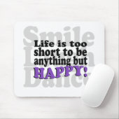 Lächeln und ist glücklich! mousepad (Mit Mouse)