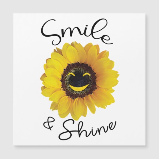 Lächeln und Rhein Magnetkarte (Vorderseite)