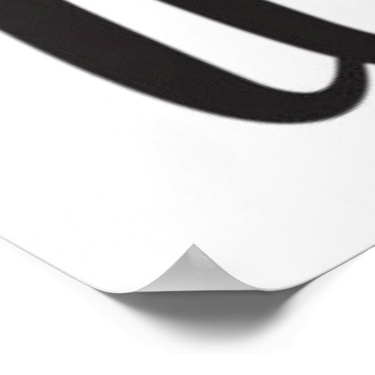 Lächeln und Wave Poster (Ecke)