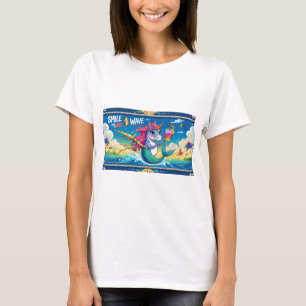 Lächeln und Wave Tshirt