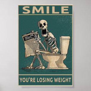 Lächeln vintage poster