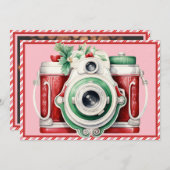 Lächeln | Vintage Weihnachtskamera (Vorne/Hinten)