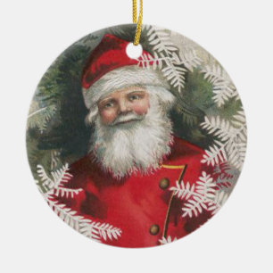 Lächeln Vintager Weihnachtsfeiertag Keramikornament