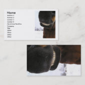 Lächeln Visitenkarte (Vorne/Hinten)