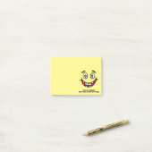 Lächeln, während Sie noch Zähne haben Post-it Klebezettel (Auf Schreibtisch)