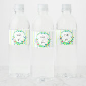 Lächeln Wasserflaschenetikett (Flaschen)