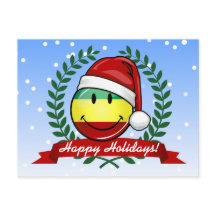 Lächeln Weihnachten Stil Rastafarian Flag