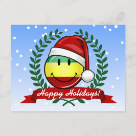 Lächeln Weihnachten Stil Rastafarian Flag