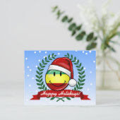 Lächeln Weihnachten Stil Rastafarian Flag (Stehend Vorderseite)
