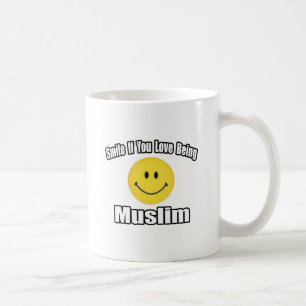 Lächeln, wenn du Liebe muslimisch bist Kaffeetasse