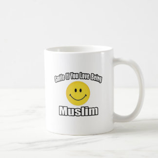 Lächeln, wenn du Liebe muslimisch bist Kaffeetasse