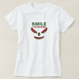 Lächeln, wenn du Melonen Liebe T-Shirt