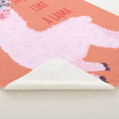 Lächeln wie ein Lama Sherpadecke (3/4)