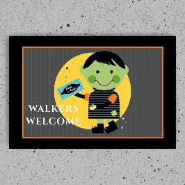 Lächeln Zombie Candy Halloween Fußmatte