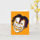 Lächeln! : Zombie Karte (Gelbe Blume)