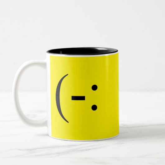 Lächeln Zweifarbige Tasse (Links)