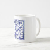 Lächelnd Alpaca - Gutes Grauen Kaffeetasse (VorderseiteRechts)