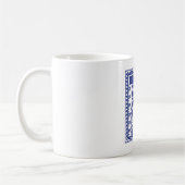 Lächelnd Alpaca - Gutes Grauen Kaffeetasse (Links)