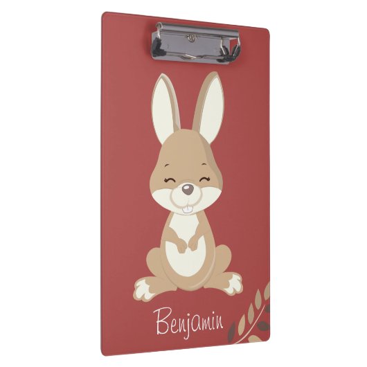 Lächelnd Bunny Klemmbrett (Rechts)