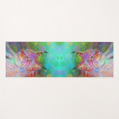 Lächelnd, bunt lynx - abstrakt yogamatte (Vorderseite (Horizontal))